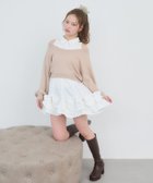 【マジェスティック レゴン/MAJESTIC LEGON】のニット×リボンシャツミニワンピ 大人の最旬トレンドファッション＆コーディネート founy(ファウニー) ファッション Fashion レディースファッション Fashion for Women ワンピース Dresses キャップ Cap, Baseball Cap ギャザー Gathered, Ruffled ショート Short, Short Length スニーカー Sneakers, Trainers ダウン Down, Puffer トレンド Trend, Trending Now ノースリーブ Sleeveless, No-Sleeve バランス Balance, Style Balance フィット Fit, Slim Fit フリル Frill, Ruffle ミュール Mule, Backless Shoes リボン Ribbon, Bow ロング Long, Long-Length 再入荷 Restock / Back in Stock おすすめ Recommended / Our Picks thumbnail ピンクベージュ|ID: prp329100004976865 ipo3291000000037303296