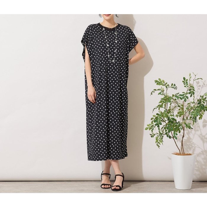 【ピサーノ/PISANO】の【手洗いOK】ドットプリント・パワーショルダーサックワンピース インテリア・キッズ・メンズ・レディースファッション・服の通販 founy(ファウニー) https://founy.com/ ファッション Fashion レディースファッション Fashion for Women ワンピース Dresses チュール Tulip, Tulip Motif ドット Polka Dot, Dot Pattern プリント Print, Printed Pattern 半袖 Short Sleeve, Half Sleeve リラックス Relax, Relaxed Fit 夏 Summer エレガント 上品 Elegant |ID: prp329100004976867 ipo3291000000037303300
