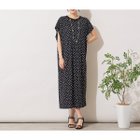 【ピサーノ/PISANO】の【手洗いOK】ドットプリント・パワーショルダーサックワンピース ブラック|ID: prp329100004976867 ipo3291000000037303301