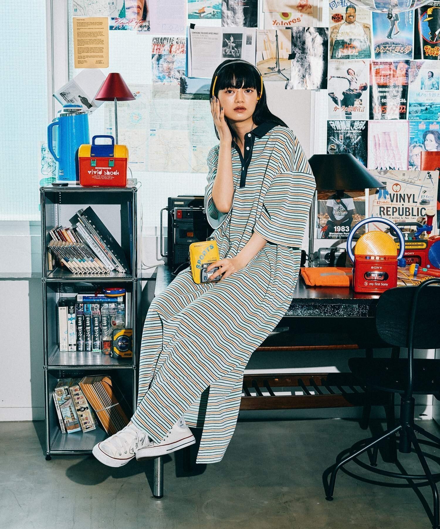 【ニコアンド/niko and】のMODE NORM CORE パイルラガーマキシワンピース インテリア・キッズ・メンズ・レディースファッション・服の通販 founy(ファウニー) 　ファッション　Fashion　レディースファッション　Fashion for Women　ワンピース　Dresses　マキシ丈ワンピース・ロングドレス　Maxi Dresses / Long One-Pieces　おすすめ　Recommended / Our Picks　サンダル　Sandals, Summer Shoes　ショルダー　Shoulder, Shoulder Strap　スニーカー　Sneakers, Trainers　ドロップ　Drop Shoulder, Dropped Style　ベロア　Velour, Soft Velvet　ボトム　Bottoms, Lower Wear　ボーダー　Border, Stripe　マキシ　Maxi, Full Length　リゾート　Resort, Vacation Style　リラックス　Relax, Relaxed Fit　夏　Summer　楽ちん　Easy Fit, Comfortable　サックスボーダー|ID: prp329100004976871 ipo3291000000037303314