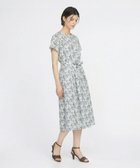 【スキャパ/SCAPA】のLiberty Print ギルドフラワーワンピース 大人の最旬トレンドファッション＆コーディネート founy(ファウニー) ファッション Fashion レディースファッション Fashion for Women ワンピース Dresses ギャザー Gathered, Ruffled コンシャス Conscious, Bodycon フェミニン Feminine, Girly プリーツ Pleats, Pleated リボン Ribbon, Bow thumbnail ブルー|ID: prp329100004976876 ipo3291000000037303329