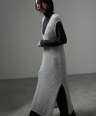 【サロン アダム エ ロペ/SALON adam et rope'】の【WEB限定】フラッフィシアー2WAYワンピース 大人の最旬トレンドファッション＆コーディネート founy(ファウニー) ファッション Fashion レディースファッション Fashion for Women ワンピース Dresses インナー Innerwear キャミソール Camisole, Spaghetti Strap Top シアー Sheer, See-Through スリット Slit, Slit Detail タンク Tank Top, Sleeveless Top ノースリーブ Sleeveless, No-Sleeve ハイネック High Neck, Mock Neck ボトム Bottoms, Lower Wear ポケット Pocket, Pocket Detail ミックス Mix, Mixed Style おすすめ Recommended / Our Picks thumbnail ライトグレー(08)|ID: prp329100004976891 ipo3291000000037303374