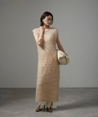 【サロン アダム エ ロペ/SALON adam et rope'】の【WEB限定】フラッフィシアー2WAYワンピース 大人の最旬トレンドファッション＆コーディネート founy(ファウニー) ファッション Fashion レディースファッション Fashion for Women ワンピース Dresses インナー Innerwear キャミソール Camisole, Spaghetti Strap Top シアー Sheer, See-Through スリット Slit, Slit Detail タンク Tank Top, Sleeveless Top ノースリーブ Sleeveless, No-Sleeve ハイネック High Neck, Mock Neck ボトム Bottoms, Lower Wear ポケット Pocket, Pocket Detail ミックス Mix, Mixed Style おすすめ Recommended / Our Picks thumbnail ベージュ系(28)|ID: prp329100004976891 ipo3291000000037303375
