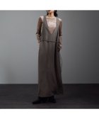 【サロン アダム エ ロペ/SALON adam et rope'】の25AW GENTLE SILK ジャンパースカート【セットアップ対応・洗える】 ブラウン系(23)|ID: prp329100004976892 ipo3291000000037303377