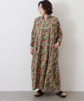 【ジャーナルスタンダード ラックス/journal standard luxe】のリバティフラワー ampleプルワンピース 大人の最旬トレンドファッション＆コーディネート founy(ファウニー) ファッション Fashion レディースファッション Fashion for Women ワンピース Dresses オレンジ Orange ギャザー Gathered, Ruffled スリット Slit, Slit Detail 定番 Standard, Basic Item なめらか Smooth, Silky Texture 人気 Popular, Best Seller フラワー Flower, Floral プリント Print, Printed Pattern ポケット Pocket, Pocket Detail ワイド Wide, Wide Fit 2026年 2026 2026春夏・S/S Spring/Summer 2026 SS26 |ID:prp329100004976896