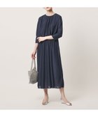 【ユナイテッドアローズ/UNITED ARROWS】のギャザー ドレープ ワンピース -ウォッシャブル- 大人の最旬トレンドファッション＆コーディネート founy(ファウニー) ファッション Fashion レディースファッション Fashion for Women ワンピース Dresses ウォッシャブル Machine Washable カーディガン Cardigan, Knitwear ギャザー Gathered, Ruffled ジャケット Jacket, Outerwear ドット Polka Dot, Dot Pattern ドレープ Drape, Draping Fabric おすすめ Recommended / Our Picks 旅行 Travel thumbnail NAVY|ID: prp329100004976903 ipo3291000000037303413