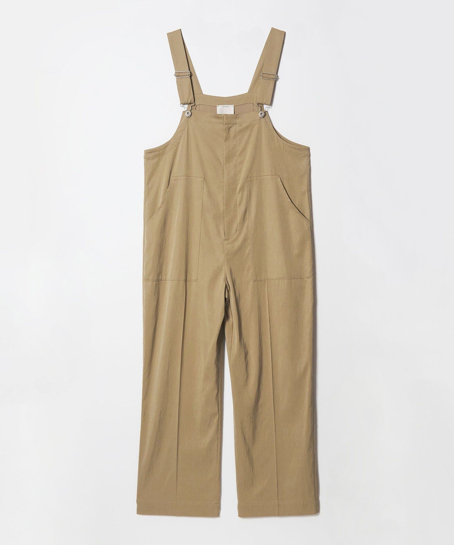 【ユナイテッドアローズ/UNITED ARROWS】のconte パッチポケット サロペット インテリア・キッズ・メンズ・レディースファッション・服の通販 founy(ファウニー) 　ファッション　Fashion　レディースファッション　Fashion for Women　ワンピース　Dresses　サロペット&オールインワン　Dungarees & Jumpsuit Styles　サロペット　Overalls, Salopette　シアー　Sheer, See-Through　パッチ　Patch, Appliqué　ピーチ　Peach, Soft Touch　フロント　Front, Front Design　ポケット　Pocket, Pocket Detail　BEIGE|ID: prp329100004976907 ipo3291000000037303428