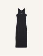 【メゾン キツネ/MAISON KITSUNE】のMaison Kitsune/MAISON KITSUNÉ PARIS RIBBED TANK DRESS BLACK|ID: prp329100004976909 ipo3291000000037303434