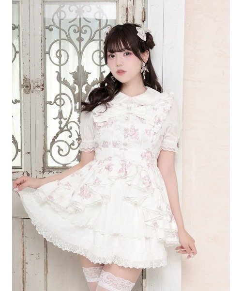 【ノエミ/NOEMIE】のプリンセスフレアローズブーケセットアップ インテリア・キッズ・メンズ・レディースファッション・服の通販 founy(ファウニー) https://founy.com/ ファッション Fashion レディースファッション Fashion for Women セットアップ Matching Sets ガーリー Girly, Feminine Style セットアップ Set-Up, Coordinated Outfit フリル Frill, Ruffle プリント Print, Printed Pattern レース Lace, Lace Fabric ローズ Rose, Rose Motif |ID: prp329100004976919 ipo3291000000037303470