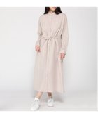 【クロコダイル/CROCODILE】のCROCODILE CODE/ドビーストライプ シャツワンピース ベージュ|ID: prp329100004976931 ipo3291000000037303514