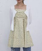 【アルシーヴ/archives】の花柄ドロストミニキャミOP 大人の最旬トレンドファッション＆コーディネート founy(ファウニー) ファッション Fashion レディースファッション Fashion for Women トップス・カットソー Cut & Sew Tops キャミソール&ノースリーブ Camisoles & Sleeveless Tops 花柄・フラワープリント・モチーフ Floral Prints & Motifs / Flower Pattern Tops リボン Ribbon, Bow thumbnail YELLOW|ID: prp329100004976937 ipo3291000000037303535