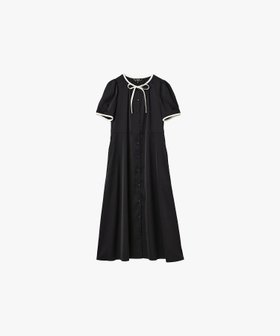 【アニエスベー ファム/agnes b. FEMME】のWEBスペシャル ポリエステル バイカラー 半袖 ワンピース 大人の最旬トレンドファッション＆コーディネート founy(ファウニー) ファッション Fashion レディースファッション Fashion for Women ワンピース Dresses スペシャル Special, Limited Edition リボン Ribbon, Bow 半袖 Short Sleeve, Half Sleeve |ID:prp329100004976939