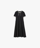 【アニエスベー ファム/agnes b. FEMME】のWEBスペシャル ポリエステル バイカラー 半袖 ワンピース 大人の最旬トレンドファッション＆コーディネート founy(ファウニー) ファッション Fashion レディースファッション Fashion for Women ワンピース Dresses スペシャル Special, Limited Edition リボン Ribbon, Bow 半袖 Short Sleeve, Half Sleeve thumbnail ブラック|ID: prp329100004976939 ipo3291000000037303541