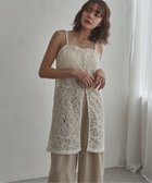 【ノッチ/notch】のジャガードレースキャミワンピース 大人の最旬トレンドファッション＆コーディネート founy(ファウニー) ファッション Fashion レディースファッション Fashion for Women ワンピース Dresses キャミソールワンピース Camisole Dresses シンプル Simple, Minimal スポーティ Sporty, Casual Athletic チュニック Tunic, Long Top デニム Denim, Jeans Material レース Lace, Lace Fabric thumbnail アイボリー|ID: prp329100004976945 ipo3291000000037303555