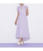 【ジルバイジルスチュアート/JILL by JILLSTUART】のショルダーフリルワンピース パープル1|ID: prp329100004976947 ipo3291000000037303563