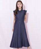 【ジルバイジルスチュアート/JILL by JILLSTUART】のショルダーフリルワンピース ネイビー|ID: prp329100004976947 ipo3291000000037303564