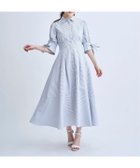 【スウィングル/Swingle】のリボンストライプシャツワンピース 大人の最旬トレンドファッション＆コーディネート founy(ファウニー) ファッション Fashion レディースファッション Fashion for Women ワンピース Dresses シャツワンピース / 1枚で着映えコーデ Shirt Dresses ストライプ Stripe, Striped Pattern フィット Fit, Slim Fit フェミニン Feminine, Girly フレア Flare, Flared フロント Front, Front Design リボン Ribbon, Bow エレガント 上品 Elegant thumbnail Navy/borderストライプ|ID: prp329100004976963 ipo3291000000037303625