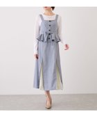 【ジャイロ/JAYRO】のプリーツ切替配色ステッチジャンスカ ブルー系(46)|ID: prp329100004976966 ipo3291000000037303639