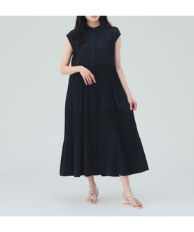 【ビームス ハート/BEAMS HEART】のスキッパー ティアード ワンピース 26SS ウォッシャブル 旅行 大人の最旬トレンドファッション＆コーディネート founy(ファウニー) ファッション Fashion レディースファッション Fashion for Women ワンピース Dresses 2026年 2026 2026春夏・S/S Spring/Summer 2026 SS26 ウォッシャブル Machine Washable エレガント 上品 Elegant スキッパー Skipper, Open Collar スタンド Stand Collar, Upright Stand スリーブ Sleeve, Long Sleeve / Short Sleeve ティアード Tiered, Tiered Style フレンチ French, French Style 旅行 Travel |ID:prp329100004976970