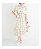 【ジェイ アンド シュプール/Re J&SUPURE】の【WEB限定】花柄ボウタイワンピース 青|ID: prp329100004977004 ipo3291000000037303772