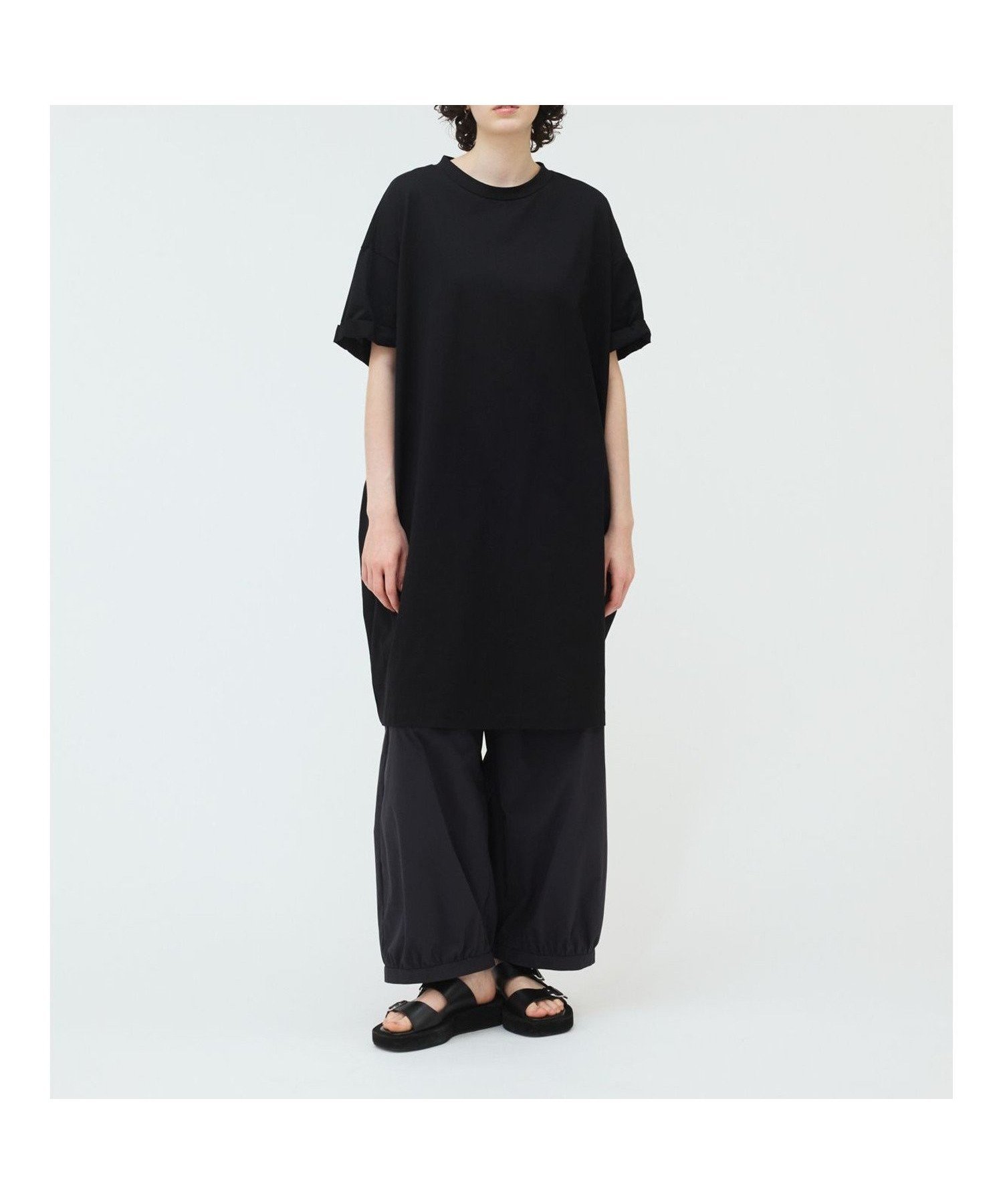 【マーコート/MARcourt】のmizuiro ind ロールアップスリーブワイドワンピース 大人の最旬トレンドファッション＆コーディネート founy(ファウニー) 　ファッション　Fashion　レディースファッション　Fashion for Women　ワンピース　Dresses　シンプル　Simple, Minimal　ボトム　Bottoms, Lower Wear　ポケット　Pocket, Pocket Detail　ロング　Long, Long-Length　ロールアップ　Roll-Up, Cuffed Hem　ワイド　Wide, Wide Fit　人気　Popular, Best Seller　無地　Plain, Solid Color　 other-1|ID: prp329100004977015 ipo3291000000037303810