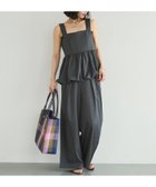 【ドゥ アルシーヴ/Doux archives】の【接触冷感/イージーケア】バールンキャミセットアップ 大人の最旬トレンドファッション＆コーディネート founy(ファウニー) ファッション Fashion レディースファッション Fashion for Women トップス・カットソー Cut & Sew Tops キャミソール&ノースリーブ Camisoles & Sleeveless Tops 今季 This Season, Current Season セットアップ Set-Up, Coordinated Outfit トレンド Trend, Trending Now バルーン Balloon, Balloon Silhouette ボトム Bottoms, Lower Wear リラックス Relax, Relaxed Fit おすすめ Recommended / Our Picks thumbnail CHARCOAL GRAY|ID: prp329100004977016 ipo3291000000037303819