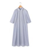 【キース/KEITH】の【Lサイズ】ヘアラインストライプワンピース 大人の最旬トレンドファッション＆コーディネート founy(ファウニー) ファッション Fashion レディースファッション Fashion for Women ワンピース Dresses エレガント 上品 Elegant スタイリッシュ Stylish, Fashionable レース Lace, Lace Fabric ロング Long, Long-Length 夏 Summer 春 Spring S/S・春夏 SS, Spring/Summer, Warm Season thumbnail ブルー|ID: prp329100004977021 ipo3291000000037303831