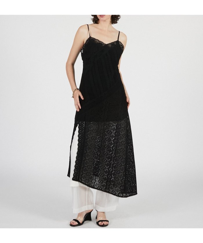 【プランク プロジェクト/PRANK PROJECT】のレーストリミングドレス / Lace Trimming Dress インテリア・キッズ・メンズ・レディースファッション・服の通販 founy(ファウニー) https://founy.com/ ファッション Fashion レディースファッション Fashion for Women ワンピース Dresses フォーマル・パーティードレス・結婚式用ドレス Elegant & Casual Dresses サマー Summer, Summer Style ジャケット Jacket, Outerwear デニム Denim, Jeans Material ドレス Dress, One-Piece フェミニン Feminine, Girly プリント Print, Printed Pattern モチーフ Motif, Design Theme レース Lace, Lace Fabric 夏 Summer |ID: prp329100004977029 ipo3291000000037303855