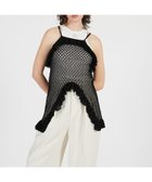 【プランク プロジェクト/PRANK PROJECT】のシアーニットチュニック / Sheer Knit Tunic 大人の最旬トレンドファッション＆コーディネート founy(ファウニー) ファッション Fashion レディースファッション Fashion for Women トップス・カットソー Cut & Sew Tops ニット Knit Tops & Sweaters シアー Sheer, See-Through スリット Slit, Slit Detail チュニック Tunic, Long Top バランス Balance, Style Balance フロント Front, Front Design レース Lace, Lace Fabric thumbnail BLK|ID: prp329100004977035 ipo3291000000037303877
