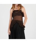 【プランク プロジェクト/PRANK PROJECT】のシアーニットチュニック / Sheer Knit Tunic 大人の最旬トレンドファッション＆コーディネート founy(ファウニー) ファッション Fashion レディースファッション Fashion for Women トップス・カットソー Cut & Sew Tops ニット Knit Tops & Sweaters シアー Sheer, See-Through スリット Slit, Slit Detail チュニック Tunic, Long Top バランス Balance, Style Balance フロント Front, Front Design レース Lace, Lace Fabric thumbnail BRN|ID: prp329100004977035 ipo3291000000037303878