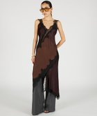 【プランク プロジェクト/PRANK PROJECT】のアシメランジェリードレス / Asymmetrical Lingerie Dress BRN|ID: prp329100004977037 ipo3291000000037303885