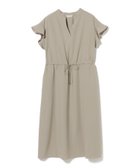 【ビームス ハート/BEAMS HEART】のスキッパー ドロスト ワンピース 26SS ウォッシャブル 旅行 大人の最旬トレンドファッション＆コーディネート founy(ファウニー) ファッション Fashion レディースファッション Fashion for Women ワンピース Dresses 2026年 2026 2026春夏・S/S Spring/Summer 2026 SS26 ウォッシャブル Machine Washable サンダル Sandals, Summer Shoes スキッパー Skipper, Open Collar スリーブ Sleeve, Long Sleeve / Short Sleeve ドローストリング Drawstring, Pull Cord バングル Bangle, Bracelet フリル Frill, Ruffle リゾート Resort, Vacation Style エレガント 上品 Elegant 旅行 Travel thumbnail GREYISH BEIGE|ID: prp329100004977046 ipo3291000000037303915