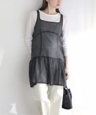【ラ トータリテ/La TOTALITE】の【洗える】le / ル シアーレイヤードミニワンピース 大人の最旬トレンドファッション＆コーディネート founy(ファウニー) ファッション Fashion レディースファッション Fashion for Women ワンピース Dresses アクセサリー Fashion Accessories インナー Innerwear 洗える Machine Washable シアー Sheer, See-Through シンプル Simple, Minimal スマート Smart, Elegant ティアード Tiered, Tiered Style ボトム Bottoms, Lower Wear モダン Modern, Contemporary thumbnail ネイビー|ID: prp329100004977047 ipo3291000000037303918