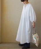 【ジャーナルスタンダード ラックス/journal standard luxe】のC/Cu パフワンピース 大人の最旬トレンドファッション＆コーディネート founy(ファウニー) ファッション Fashion レディースファッション Fashion for Women ワンピース Dresses 2026年 2026 2026春夏・S/S Spring/Summer 2026 SS26 ギャザー Gathered, Ruffled スマート Smart, Elegant スリーブ Sleeve, Long Sleeve / Short Sleeve タイプライター Typewriter Fabric, Crisp Cotton ボックス Boxy, Box Shape ワッシャー Washer, Crinkled Finish thumbnail ホワイト|ID: prp329100004977050 ipo3291000000037303926
