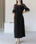 【プレフェリール/PREFERIR】のフリルスリーブIライン結婚式パーティードレス 大人の最旬トレンドファッション＆コーディネート founy(ファウニー) ファッション Fashion レディースファッション Fashion for Women ワンピース Dresses フォーマル・パーティードレス・結婚式用ドレス Elegant & Casual Dresses スリーブ Sleeve, Long Sleeve / Short Sleeve ドレス Dress, One-Piece フリル Frill, Ruffle 結婚式 Wedding thumbnail ブラック|ID: prp329100004977065 ipo3291000000037303971