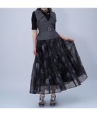 【ハレ/HARE】のアートガラプリーツジレワンピース グレー×ブラック15|ID: prp329100004977073 ipo3291000000037303999