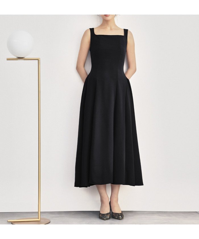 【リバーフィールド アンド コー/RIVER FIELD & Co】のノースリーブフレアロング 結婚式 ワンピース パーティードレス お呼ばれ 演奏会 インテリア・キッズ・メンズ・レディースファッション・服の通販 founy(ファウニー) https://founy.com/ ファッション Fashion レディースファッション Fashion for Women ワンピース Dresses フォーマル・パーティードレス・結婚式用ドレス Elegant & Casual Dresses カットソー Cut and Sewn Top ギャザー Gathered, Ruffled ストレッチ Stretch, Stretchy Fabric ドレス Dress, One-Piece フィット Fit, Slim Fit フレア Flare, Flared リゾート Resort, Vacation Style ロング Long, Long-Length 再入荷 Restock / Back in Stock 旅行 Travel 結婚式 Wedding |ID: prp329100004977093 ipo3291000000037304080