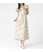 【ミッシュマッシュ/MISCH MASCH】のフラワージュイフリルスリーブワンピース MM627418 ブラウン|ID: prp329100004977097 ipo3291000000037304096