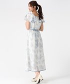 【ミッシュマッシュ/MISCH MASCH】のフラワージュイフリルスリーブワンピース MM627418 ブルー|ID: prp329100004977097 ipo3291000000037304097