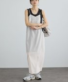 【サロン アダム エ ロペ/SALON adam et rope'】のコットンボイルシアーキャミワンピース 大人の最旬トレンドファッション＆コーディネート founy(ファウニー) ファッション Fashion レディースファッション Fashion for Women ワンピース Dresses キャミソールワンピース Camisole Dresses サンダル Sandals, Summer Shoes シアー Sheer, See-Through スニーカー Sneakers, Trainers ツイル Twist, Twisted Detail なめらか Smooth, Silky Texture ノースリーブ Sleeveless, No-Sleeve ポケット Pocket, Pocket Detail おすすめ Recommended / Our Picks thumbnail オフホワイト(15)|ID: prp329100004977100 ipo3291000000037304110