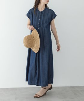 【サニーレーベル/Sonny Label / URBAN RESEARCH】のデニムピンタックヨークフレンチワンピース 大人の最旬トレンドファッション＆コーディネート founy(ファウニー) ファッション Fashion レディースファッション Fashion for Women ワンピース Dresses 2026年 2026 2026春夏・S/S Spring/Summer 2026 SS26 おすすめ Recommended / Our Picks インド Indian Textile カーディガン Cardigan, Knitwear サンダル Sandals, Summer Shoes シンプル Simple, Minimal スニーカー Sneakers, Trainers デニム Denim, Jeans Material エレガント 上品 Elegant 夏 Summer S/S・春夏 SS, Spring/Summer, Warm Season |ID:prp329100004977102