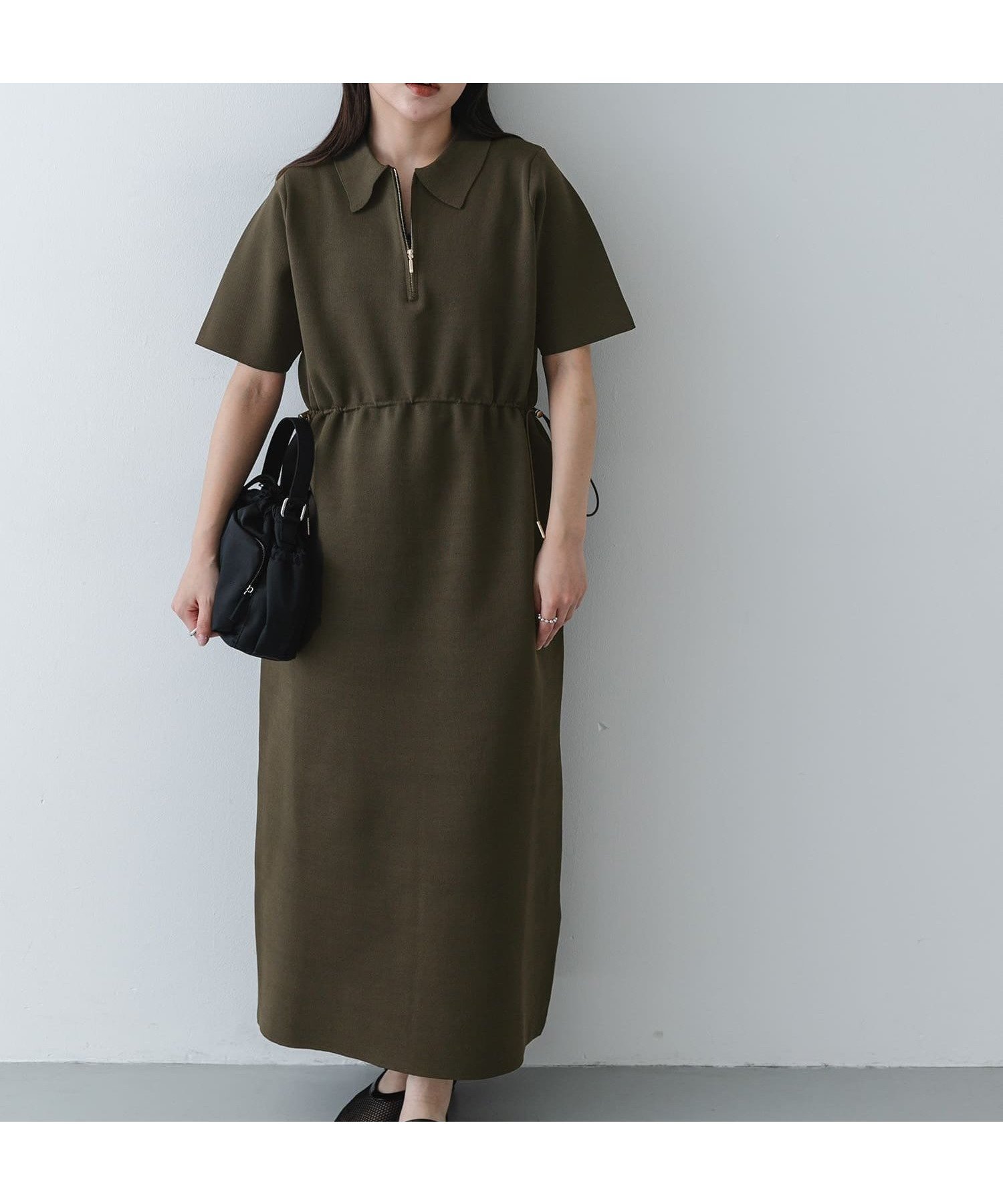 【センスオブプレイス/SENSE OF PLACE by URBAN RESEARCH】の『洗濯可』フォルムニットワンピース 大人の最旬トレンドファッション＆コーディネート founy(ファウニー) 　ファッション　Fashion　レディースファッション　Fashion for Women　ワンピース　Dresses　ニットワンピース　Knit Dresses　シューズ　Shoes, Footwear　バランス　Balance, Style Balance　フラット　Flat, Flat Shoes　S/S・春夏　SS, Spring/Summer, Warm Season　夏　Summer　エレガント 上品　Elegant　2026年　2026　2026春夏・S/S　Spring/Summer 2026 SS26　 other-1|ID: prp329100004977106 ipo3291000000037304127