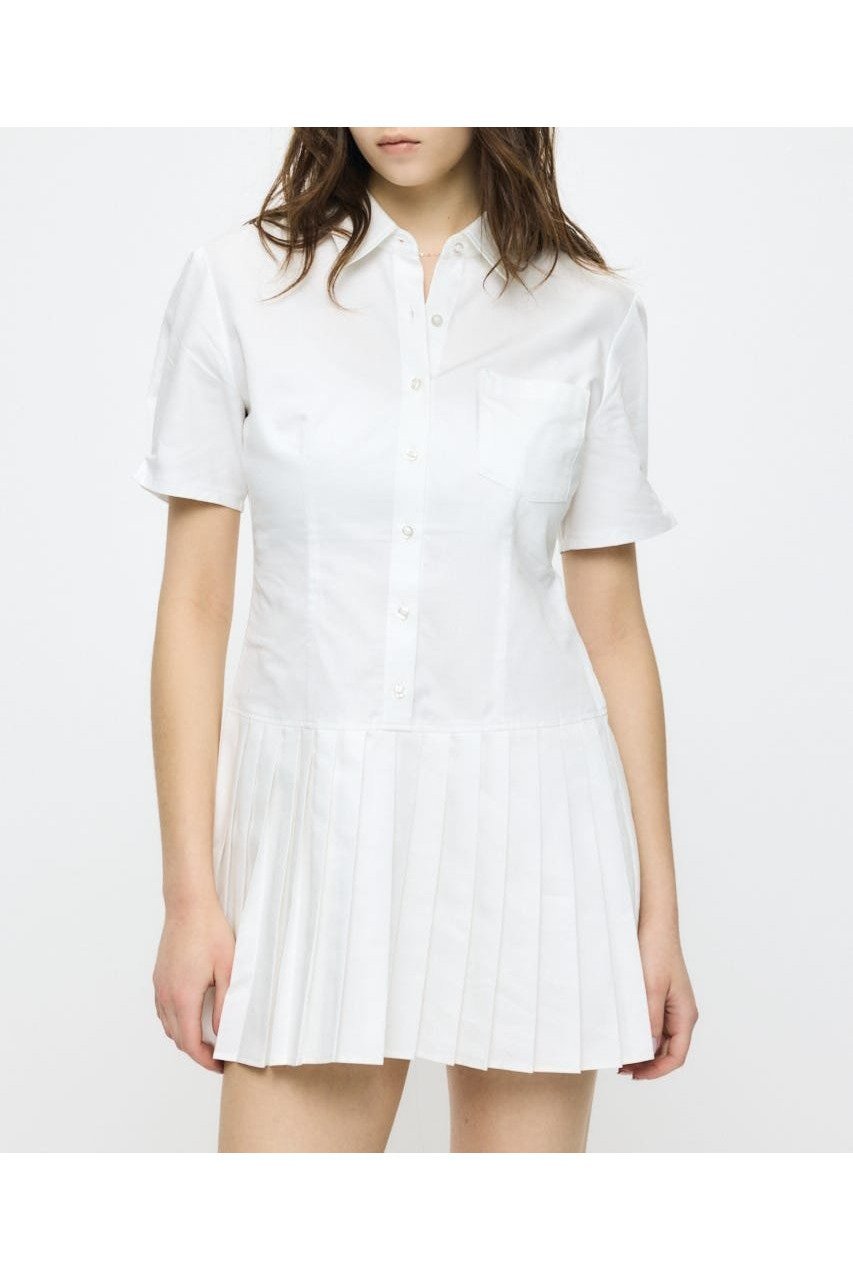 【マウジー/moussy】のPLEATED SHIRT MINI ドレス 大人の最旬トレンドファッション＆コーディネート founy(ファウニー) 　ファッション　Fashion　レディースファッション　Fashion for Women　トップス・カットソー　Cut & Sew Tops　シャツ・ブラウス・オフィスカジュアル　Elegant Blouses & Button-Ups　ワンピース　Dresses　フォーマル・パーティードレス・結婚式用ドレス　Elegant & Casual Dresses　キャップ　Cap, Baseball Cap　クラシック　Classic, Timeless Style　シェイプ　Shape, Slim Fit　ドッキング　Docking, Mixed Material　ドレス　Dress, One-Piece　人気　Popular, Best Seller　バランス　Balance, Style Balance　プリーツ　Pleats, Pleated　再入荷　Restock / Back in Stock　おすすめ　Recommended / Our Picks　 other-1|ID: prp329100004977112 ipo3291000000037304152
