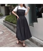 【コーナーズ/CORNERS】の半袖ドッキングバルーンワンピース 大人の最旬トレンドファッション＆コーディネート founy(ファウニー) ファッション Fashion レディースファッション Fashion for Women ワンピース Dresses エレガント 上品 Elegant ドッキング Docking, Mixed Material バルーン Balloon, Balloon Silhouette 半袖 Short Sleeve, Half Sleeve 夏 Summer thumbnail ブラック|ID: prp329100004977120 ipo3291000000037304185