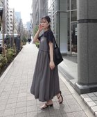 【コーナーズ/CORNERS】の半袖ドッキングバルーンワンピース 大人の最旬トレンドファッション＆コーディネート founy(ファウニー) ファッション Fashion レディースファッション Fashion for Women ワンピース Dresses エレガント 上品 Elegant ドッキング Docking, Mixed Material バルーン Balloon, Balloon Silhouette 半袖 Short Sleeve, Half Sleeve 夏 Summer thumbnail チャコール|ID: prp329100004977120 ipo3291000000037304186