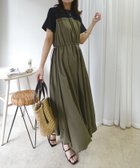 【コーナーズ/CORNERS】の半袖ドッキングバルーンワンピース 大人の最旬トレンドファッション＆コーディネート founy(ファウニー) ファッション Fashion レディースファッション Fashion for Women ワンピース Dresses エレガント 上品 Elegant ドッキング Docking, Mixed Material バルーン Balloon, Balloon Silhouette 半袖 Short Sleeve, Half Sleeve 夏 Summer thumbnail ダークカーキ|ID: prp329100004977120 ipo3291000000037304187