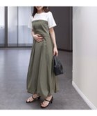 【コーナーズ/CORNERS】の半袖ドッキングバルーンワンピース 大人の最旬トレンドファッション＆コーディネート founy(ファウニー) ファッション Fashion レディースファッション Fashion for Women ワンピース Dresses エレガント 上品 Elegant ドッキング Docking, Mixed Material バルーン Balloon, Balloon Silhouette 半袖 Short Sleeve, Half Sleeve 夏 Summer thumbnail カーキ|ID: prp329100004977120 ipo3291000000037304189