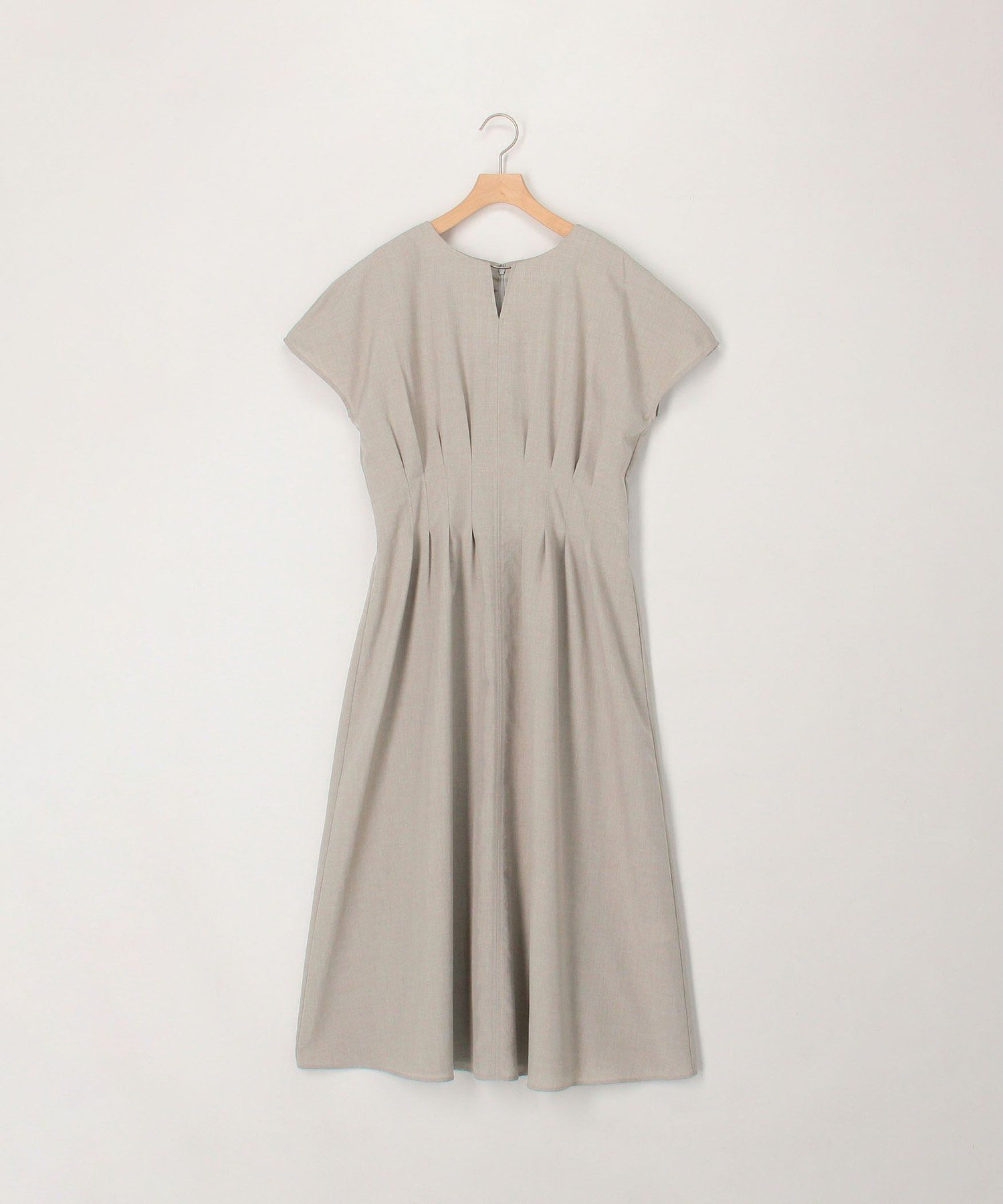 【ノーリーズ/NOLLEY'S】のサップタンブラーウエストタックワンピース インテリア・キッズ・メンズ・レディースファッション・服の通販 founy(ファウニー) 　ファッション　Fashion　レディースファッション　Fashion for Women　ワンピース　Dresses　オケージョン　Occasion Wear　ギャザー　Gathered, Ruffled　メタル　Metal, Metal Parts　アウトレット　Outlet / Clearance　おすすめ　Recommended / Our Picks　エレガント 上品　Elegant　2026年　2026　2026春夏・S/S　Spring/Summer 2026 SS26　グレイッシュベージュ|ID: prp329100004977124 ipo3291000000037304207