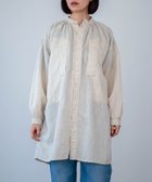 【ドミンゴ/DOMINGO】のコットンリネンムラ糸シャンブレー シープスモッグワンピース キナリ|ID: prp329100004977125 ipo3291000000037304209