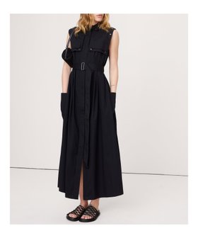 【バナナ リパブリック/BANANA REPUBLIC】のストレッチコットン ユーティリティ マキシドレス 大人の最旬トレンドファッション＆コーディネート founy(ファウニー) ファッション Fashion レディースファッション Fashion for Women ワンピース Dresses フォーマル・パーティードレス・結婚式用ドレス Elegant & Casual Dresses カーディガン Cardigan, Knitwear シンプル Simple, Minimal ジャケット Jacket, Outerwear ストレッチ Stretch, Stretchy Fabric ドレス Dress, One-Piece ノースリーブ Sleeveless, No-Sleeve ポケット Pocket, Pocket Detail マキシ Maxi, Full Length 夏 Summer 春 Spring S/S・春夏 SS, Spring/Summer, Warm Season |ID:prp329100004977137
